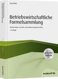 Betriebswirtschaftliche Formelsammlung
