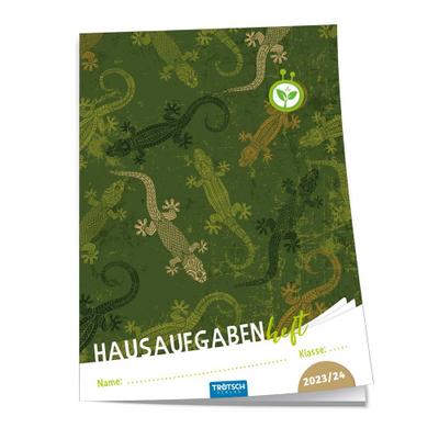 Trötsch Jahresbezogenes Hausaufgabenheft Lizard 23/24