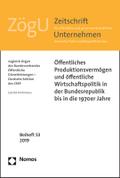 Öffentliches Produktionsvermögen und öffentliche Wirtschaftspolitik in der Bundesrepublik bis in die 1970er Jahre