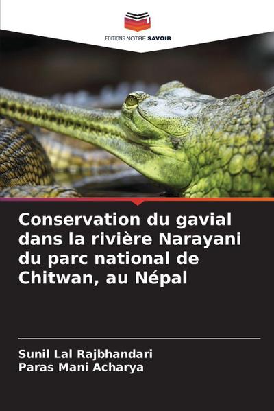 Conservation du gavial dans la rivière Narayani du parc national de Chitwan, au Népal