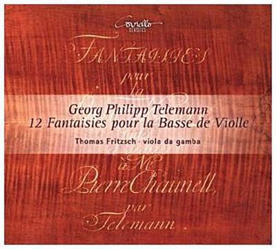 12 Fantasien für Gambe solo TWV 40:26-37, 1 Audio-CD