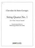 String Quartet C-Dur Nr.1for 2 violins, viola and violoncello