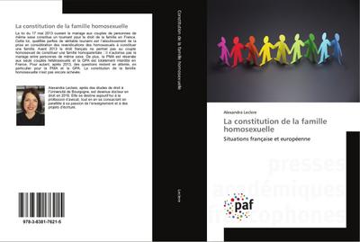 La constitution de la famille homosexuelle