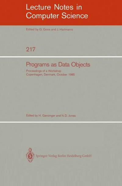 Programs as Data Objects