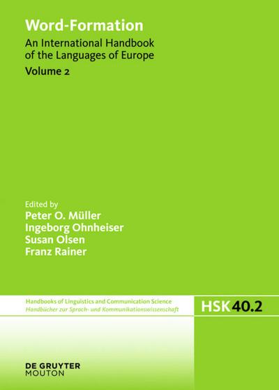 Word-Formation, Volume 2, Word-Formation