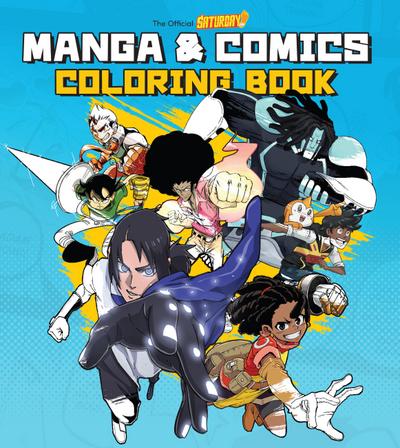 Saturday Am Manga and Comics Coloring Book