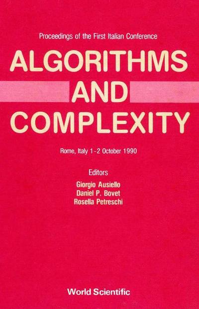 Algorithms and Complexity - Proceedings of the First Italian Conference