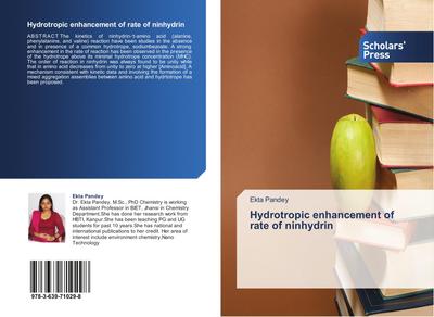 Hydrotropic enhancement of rate of ninhydrin