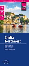 Reise Know-How Landkarte Indien, Nordwest / India,