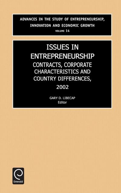 Issues in Entrepreneurship