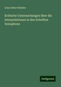 Kritische Untersuchungen über die Interpolationen 
