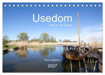 Usedom - Perle an der Ostsee (Tischkalender 2027 DIN A5 quer), CALVENDO Monatskalender