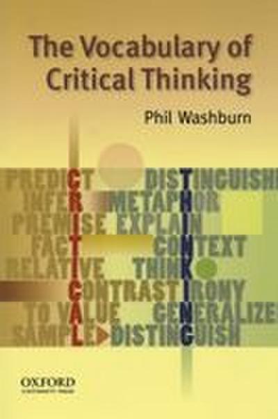 The Vocabulary of Critical Thinking