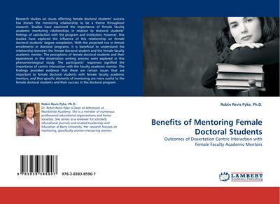 Benefits of Mentoring Female Doctoral Students