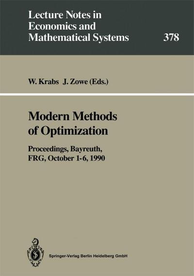 Modern Methods of Optimization