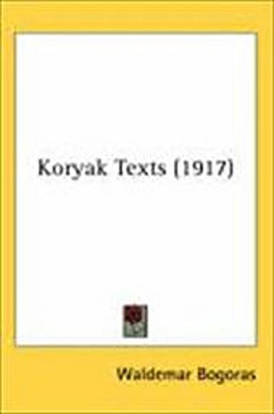 Koryak Texts (1917)