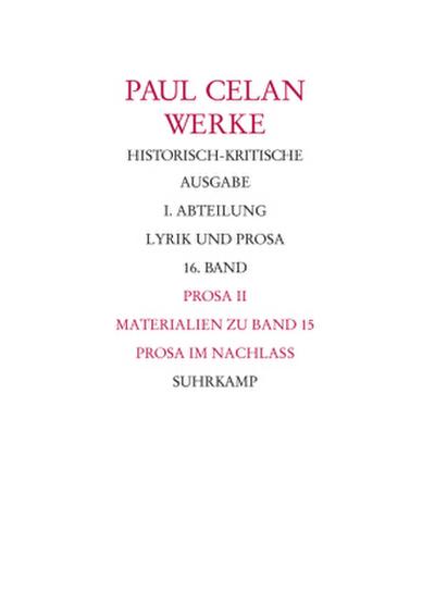 Werke Prosa. Tl.2