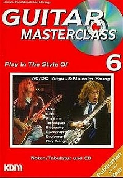 Play In The Style Of AC/DC, Angus & Malcolm Young, m. 1 CD-Audio