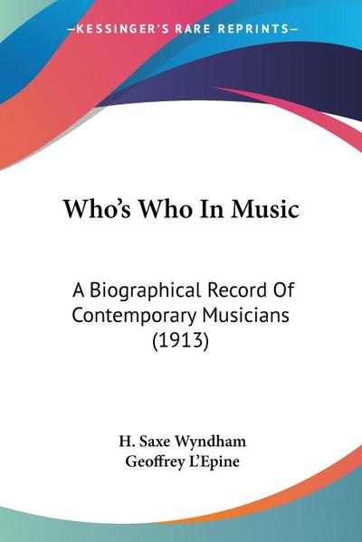 Who’s Who In Music