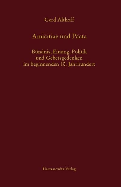 Amicitiae und Pacta