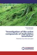 ’’Investigation of Bio-active compounds of Asphodelus tenuifolius’’