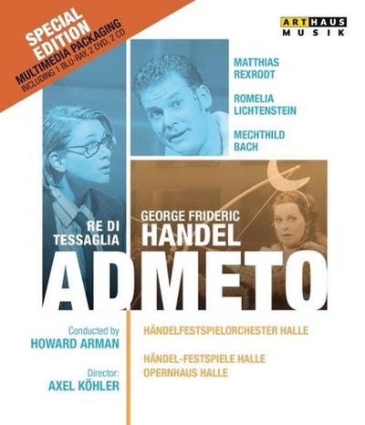 Admeto, 2 DVD + 2 Audio-CDs + 1 Blu-ray (Deluxe Edition)