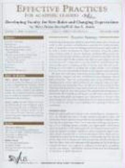 Effective Practices for Academic Leaders