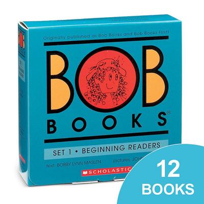 Bob Books - Set 1: Beginning Readers Box Set Decodable Phonics Books, Ages 4 and Up, Kindergarten (Stage 1: Starting to Read)
