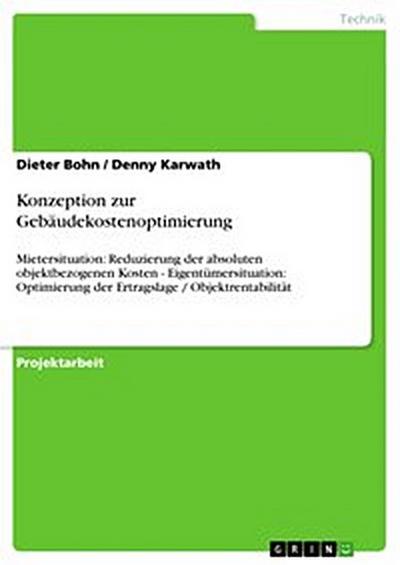 Konzeption zur Gebäudekostenoptimierung