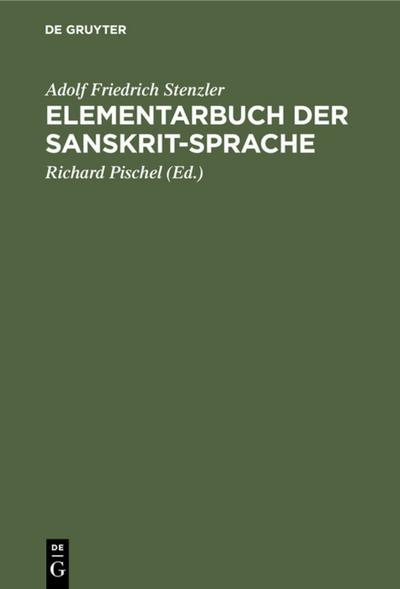 Elementarbuch der Sanskrit-Sprache