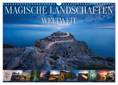 Magische Landschaften Weltweit (Wandkalender 2026 DIN A3 quer), CALVENDO Monatskalender
