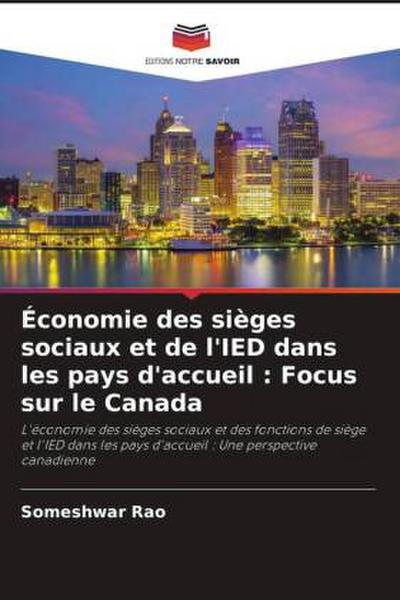 Économie des sièges sociaux et de l’IED dans les pays d’accueil : Focus sur le Canada