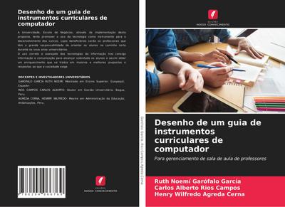 Desenho de um guia de instrumentos curriculares de computador