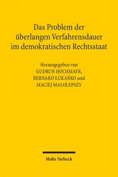 Das Problem der überlangen Verfahrensdauer im demokratischen Rechtsstaat