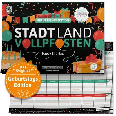 STADT LAND VOLLPFOSTEN® - GEBURTSTAGS EDITION - "Happy Birthday."