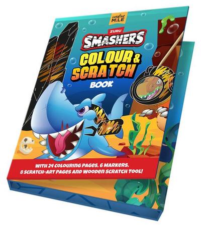 Smashers Colour and Scratch Book