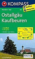 Ostallgäu - Kaufbeuren: Wanderkarte mit Kurzführer und Radwegen. GPS-genau. 1:50000 (KOMPASS Wanderkarte, Band 188)