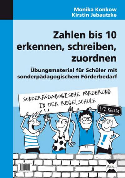 Zahlen bis 10 erkennen, schreiben, zuordnen
