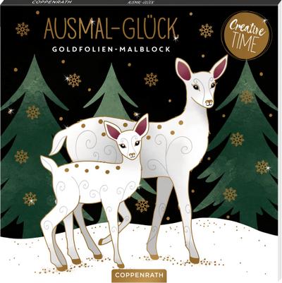 Ausmal-Glück Goldfolien-Malblock