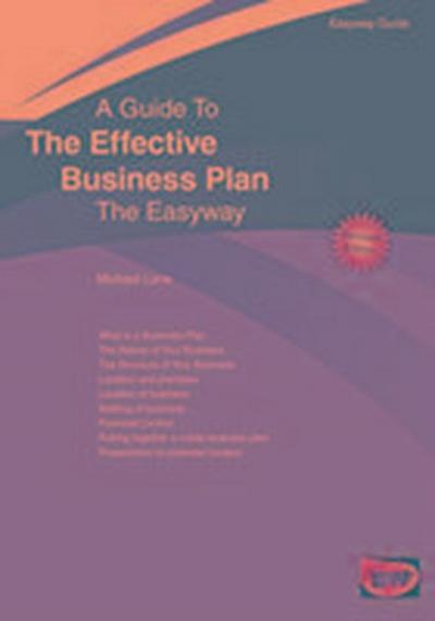 The Effective Business Plan