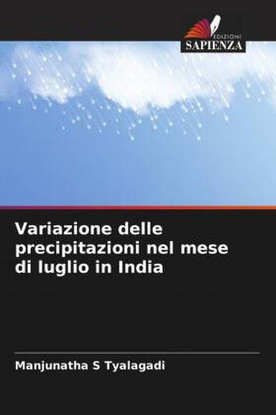 Variazione delle precipitazioni nel mese di luglio in India