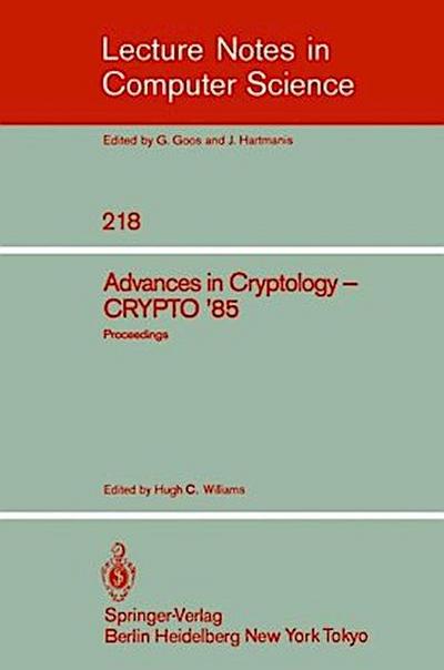 Advances in Cryptology