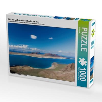 Blick auf La Graciosa v. Mirador del Rio (Puzzle)