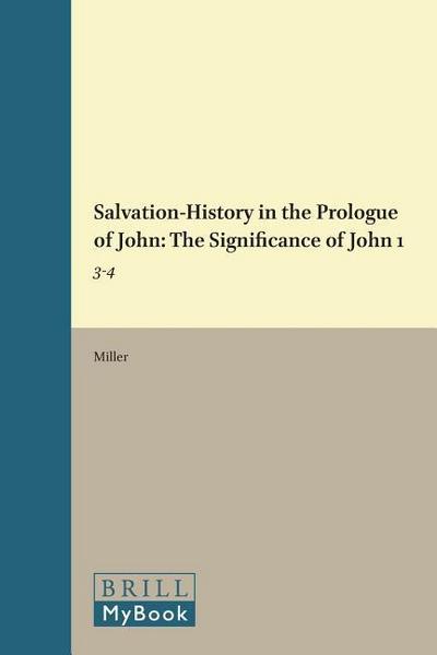 Salvation-History in the Prologue of John
