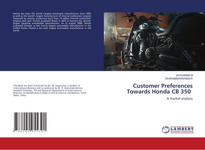 Customer Preferences Towards Honda CB 350