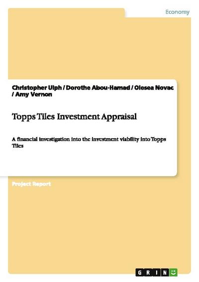Topps Tiles Investment Appraisal