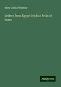 Letters from Egypt to plain folks at home