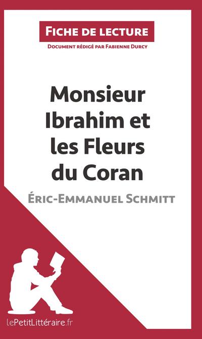 Monsieur Ibrahim et les Fleurs du Coran d’Éric-Emmanuel Schmitt (Fiche de lecture)