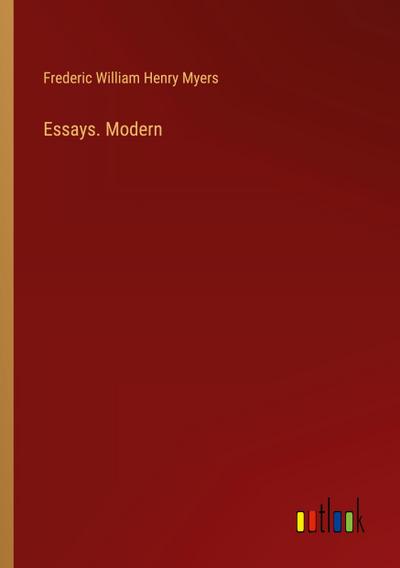 Essays. Modern