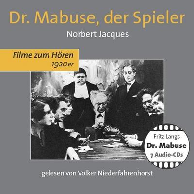 Doktor Mabuse, der Spieler, 7 Audio-CDs